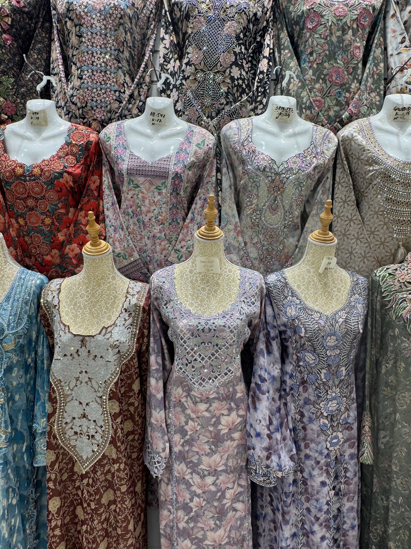 Embroidered kaftans